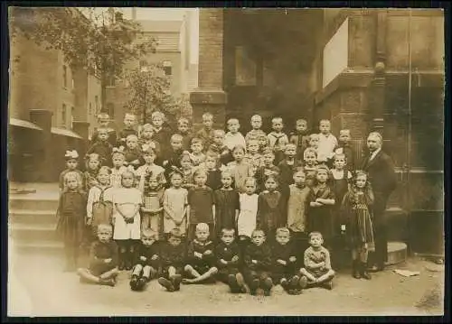 Foto 17x12cm 3. Schuljahr Schulklasse Mädchen Jungs 1910 Dortmund Bochum Herne