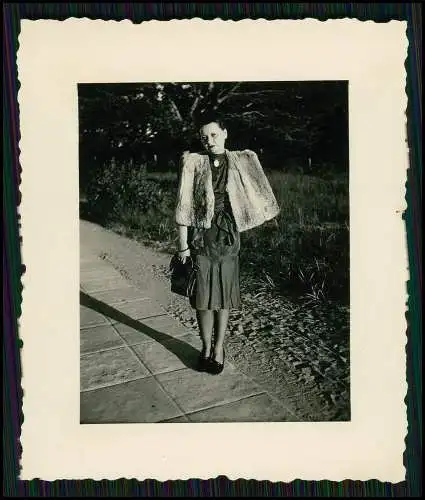 6x Foto elegante hübsche junge Dame am Bahnhof und vieles mehr 1939