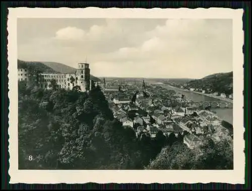 22x Foto Heidelberg mit Umgebung am Neckar 1936-40