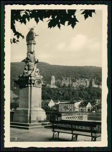 22x Foto Heidelberg mit Umgebung am Neckar 1936-40