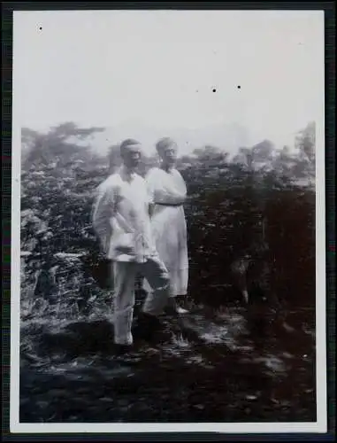 6x Foto Deutsche Auswanderer Familie um 1921 in Indonesien ?