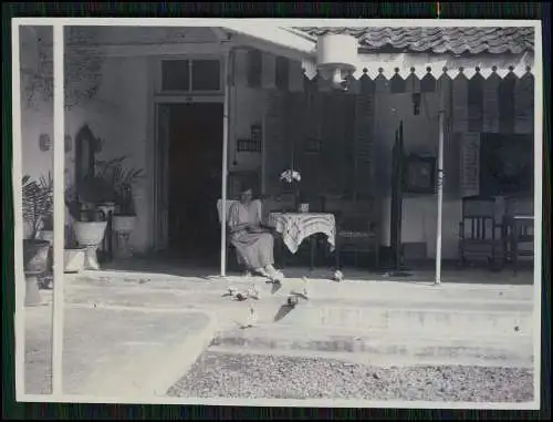 6x Foto Deutsche Auswanderer Familie um 1921 in Indonesien ?