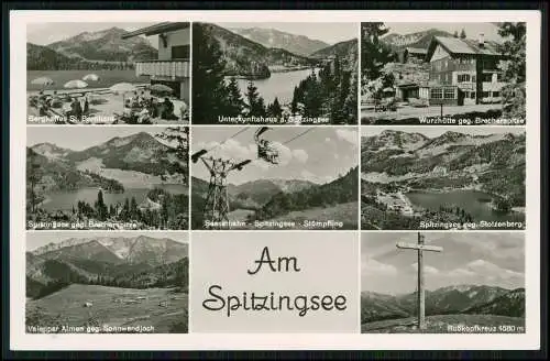 Foto AK Spitzingsee Schliersee in Oberbayern Teilansichten von der Umgebung