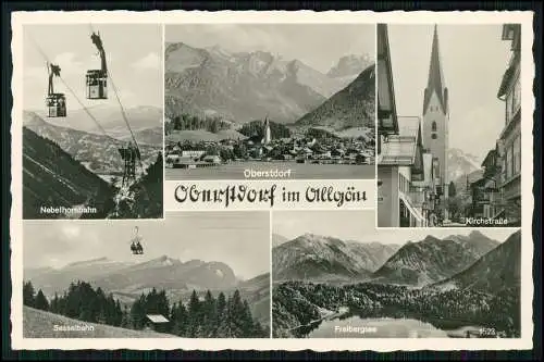 Foto AK Oberstdorf im Allgäu diverse Teilansichten echte Fotografie 1939