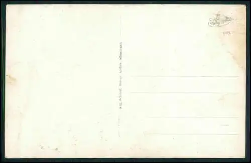AK Münsingen BW Blick von Anhöhe auf Badeanstalt Freibad Naturbad Baden 1940