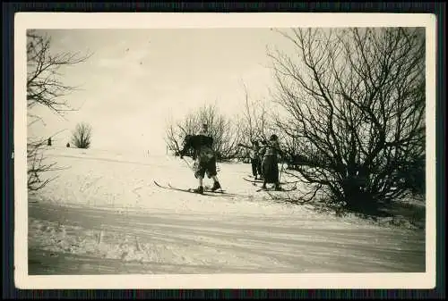 9x Foto junge Männer Jungs Ski Fuchsjagd oä. Königstein Hofheim Kronberg Taunus.