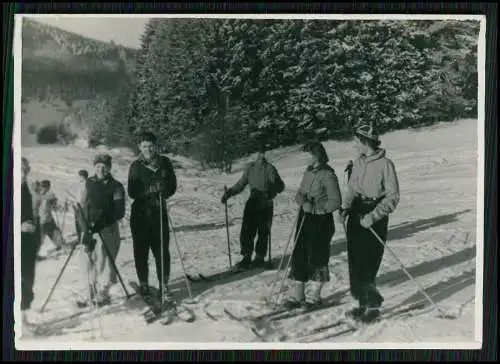 9x Foto junge Männer Jungs Ski Fuchsjagd oä. Königstein Hofheim Kronberg Taunus