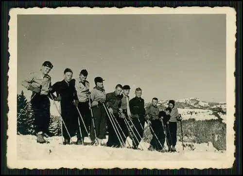 7x Foto junge Männer Jungs Ski Fuchsjagd oä. Königstein Hofheim Kronberg Taunus