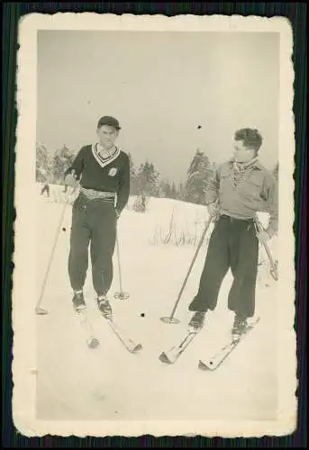 7x Foto junge Männer Jungs Ski Fuchsjagd oä. Königstein Hofheim Kronberg Taunus