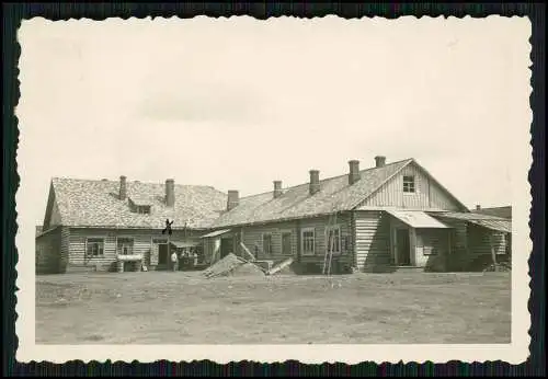 9x Foto Dorf Bauern Häuser Smolensk Russland Grenze Belarus Soldaten uvm. 1942