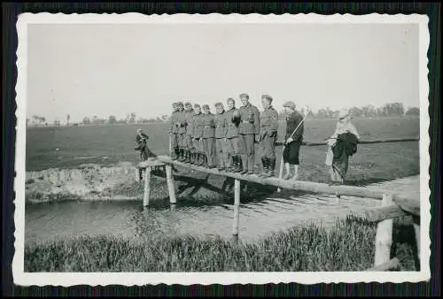 5x Foto Dorf bei Smolensk Russland Grenze Belarus Soldaten uvm. 1942