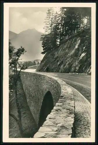 2x Foto AK Deutsche Alpenstraße bei Bayrischzell