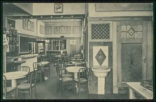 AK Köln am Rhein Konditorei Cafe Friedrich Bibel Hohestrasse 92 1917 gelaufen