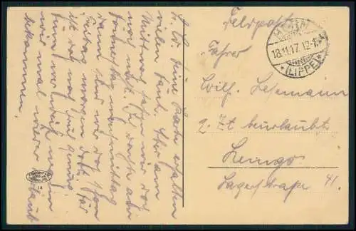 AK Berlebeck Detmold Lippe im Teutoburger Wald, Panorama 1917 Feldpost gelaufen