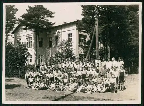 Foto 16x11 cm Kölpinsee Loddin Koserow auf Usedom Mittelstands Kinderheim 1928