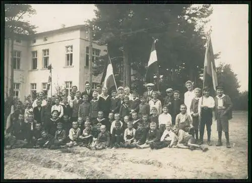 Foto 16x11 cm Kölpinsee Loddin Koserow auf Usedom Mittelstands Kinderheim 1924