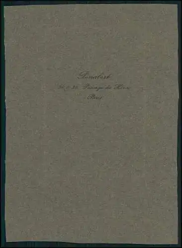 Foto Passepartout 16×12cm 1. WK französischer Soldat Standportrait im Laufgraben