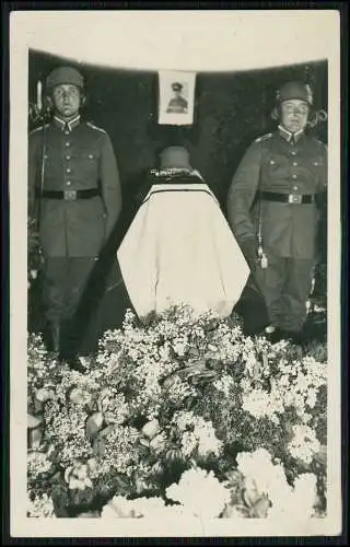 4x Foto E. Eichgrün - Berlin Potsdam 1938 Begräbnis mit Kutsche eines Soldaten