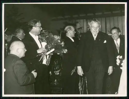 2x Foto 16x11cm Fritzlar 1945 Komponist Richard Gress Achenbach und Steinmetz