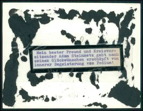 2x Foto 16x11cm Fritzlar 1945 Komponist Richard Gress Achenbach und Steinmetz