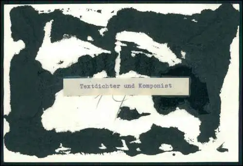 2x Foto 16x11cm Fritzlar 1945 Komponist Richard Gress mit Willi Daube Librettist