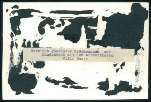 2x Foto 16x11cm Fritzlar 1945 Komponist Richard Gress mit Willi Daube Librettist