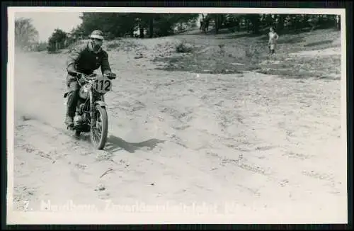 Foto AK 14x9 Motorrad Motocross-Rennen Gelände 1953-65 Nordrhein-Westfalen Nr.13