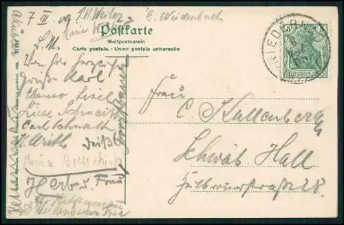 AK Bad Niedernau Rottenburg am Neckar 1909 gelaufen