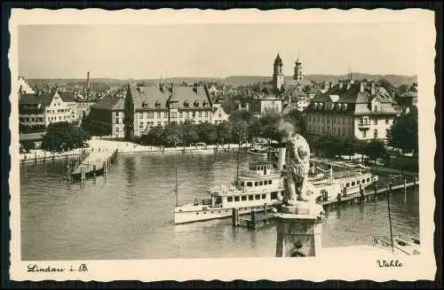 4x AK Lindau Bodensee Schwaben Hafen Dampfer Zollamt Lindauer Hof Rheinfall uvm.