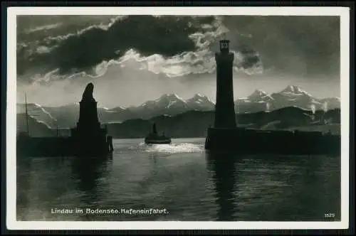 4x AK Lindau Bodensee Schwaben Hafen Dampfer Zollamt Lindauer Hof Rheinfall uvm.