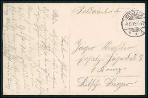 AK Kevelaer am Niederrhein Kloster Marienkirche Gnadenkapelle 1915 Soldatenbrief