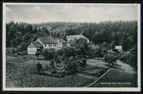 AK Marienthal Hamm Sieg Gasthof Pension Haus Elisabeth  Inh. E. Wessler um 1930