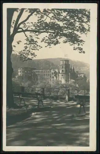 3x Foto AK Soldat mit Familie Ausflug nach Heidelberg am Neckar 1941