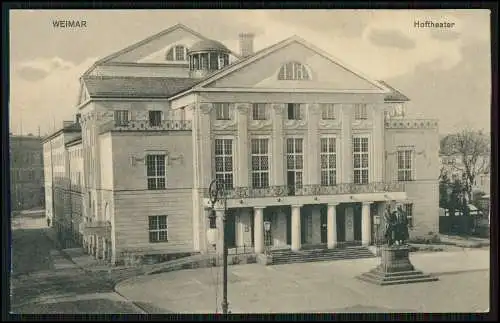 4x AK Weimar Thüringen 1910 Goethehaus Schloss Tiefurt Hoftheater Fürstengruft