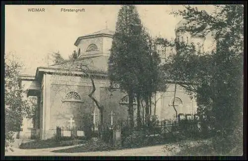 4x AK Weimar Thüringen 1910 Goethehaus Schloss Tiefurt Hoftheater Fürstengruft