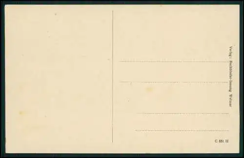 4x AK Weimar Thüringen 1910 Goethehaus Schloss Tiefurt Hoftheater Fürstengruft