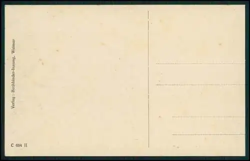 4x AK Weimar Thüringen 1910 Goethehaus Schloss Tiefurt Hoftheater Fürstengruft