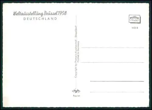 2x Foto AK Belgien Brüssel Weltausstellung 1958, Gebäude Besucher u. vieles mehr