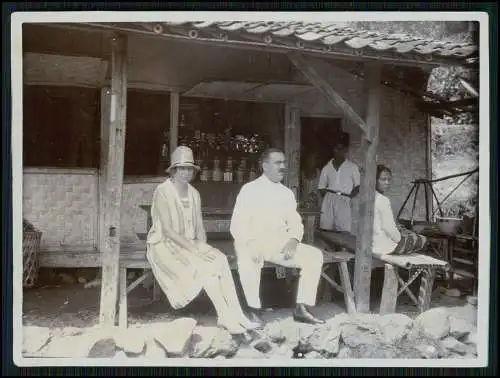 9x Foto Deutsche Auswanderer Familie um 1920 Medan Sumatra Indonesien ? Malaysia