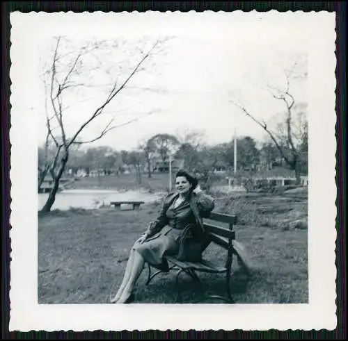 19x Foto Reise 1954 von Deutschland in die USA Amerika Besuch Familie Erlebnisse