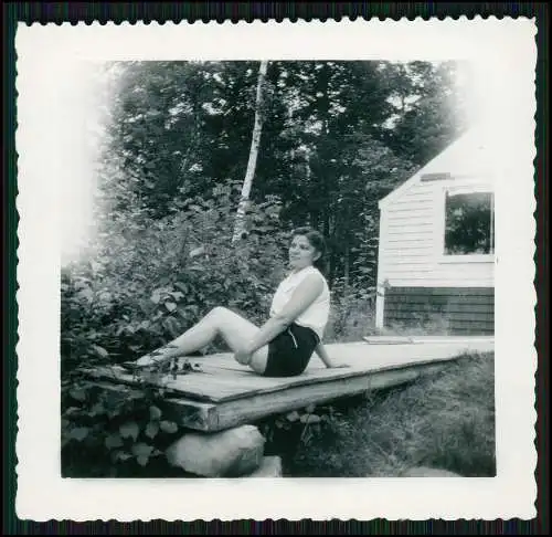 19x Foto Reise 1954 von Deutschland in die USA Amerika Besuch Familie Erlebnisse