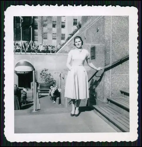 19x Foto Reise 1954 von Deutschland in die USA Amerika Besuch Familie Erlebnisse