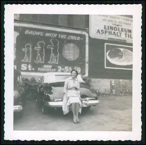 19x Foto Reise 1954 von Deutschland in die USA Amerika Besuch Familie Erlebnisse
