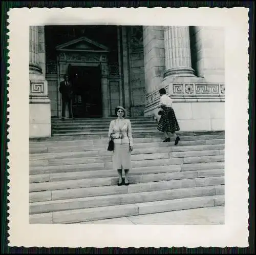 19x Foto Reise 1954 von Deutschland in die USA Amerika Besuch Familie Erlebnisse