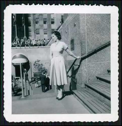 19x Foto Reise 1954 von Deutschland in die USA Amerika Besuch Familie Erlebnisse