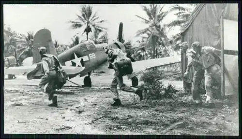 5x Foto United States Marine Corps Chance-Vought F4U-1 VMF-214 Einsatz 1943 ?