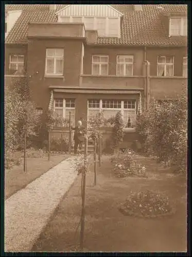 2x Foto 12×16 cm Parkanlage und Haus bei Dortmund im Ruhrgebiet 1936