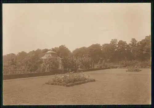 2x Foto 12×16 cm Parkanlage und Haus bei Dortmund im Ruhrgebiet 1936