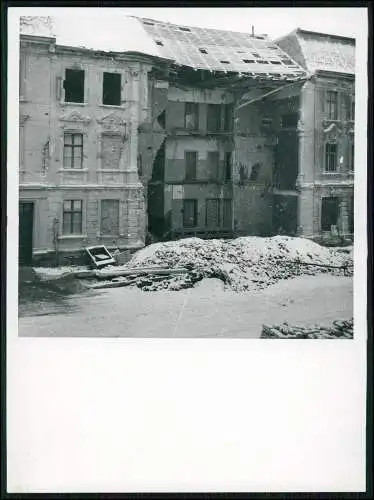 3x Foto 17×12 cm Wehrmacht Soldaten Quartier Hochhaus Russland Kriegszerstörung