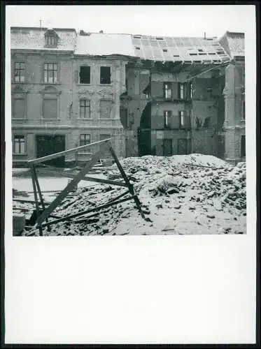 3x Foto 17×12 cm Wehrmacht Soldaten Quartier Hochhaus Russland Kriegszerstörung
